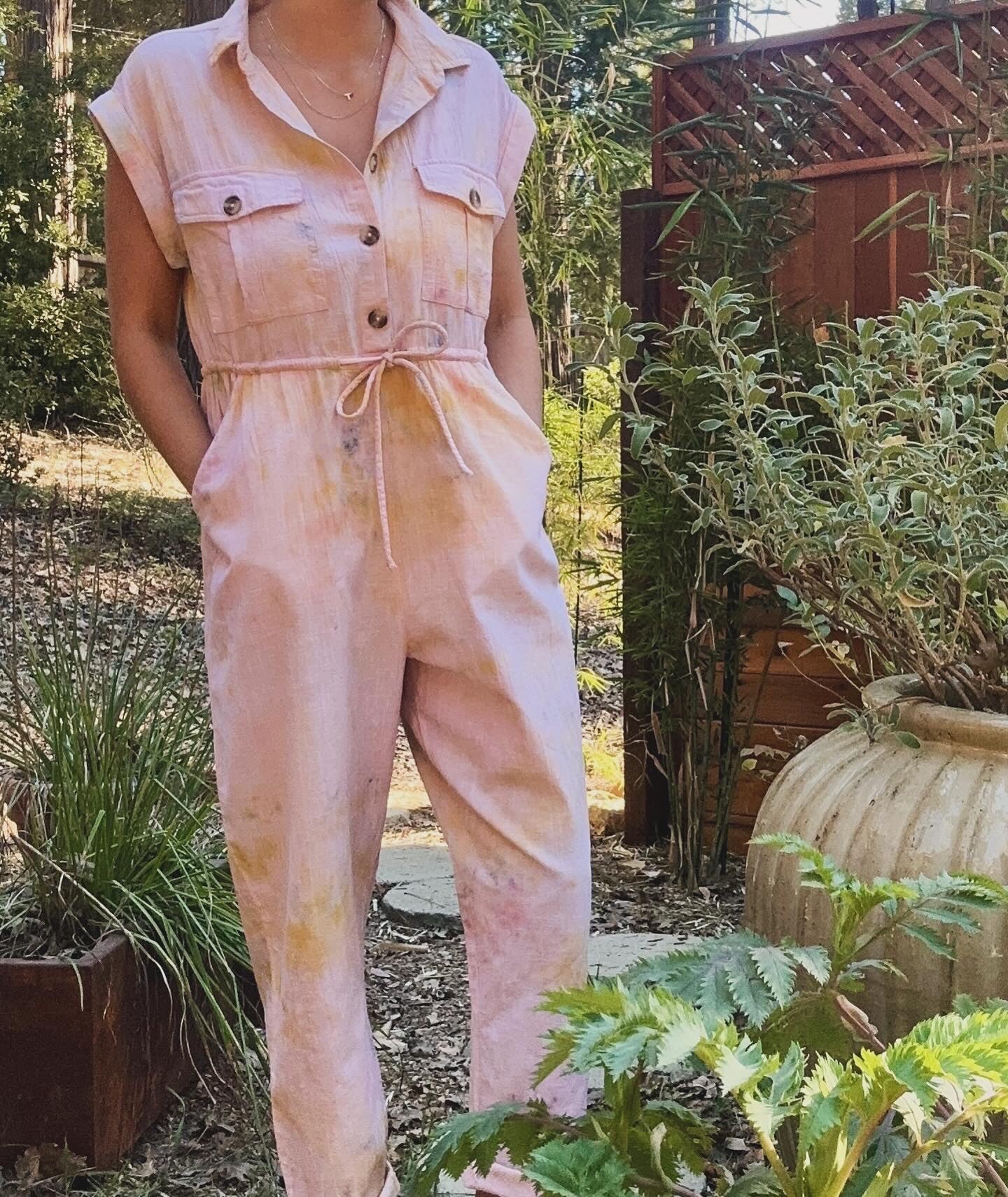 Sunset Cotton Jumpsuit Size 8