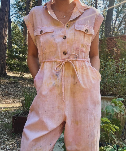 Sunset Cotton Jumpsuit Size 8