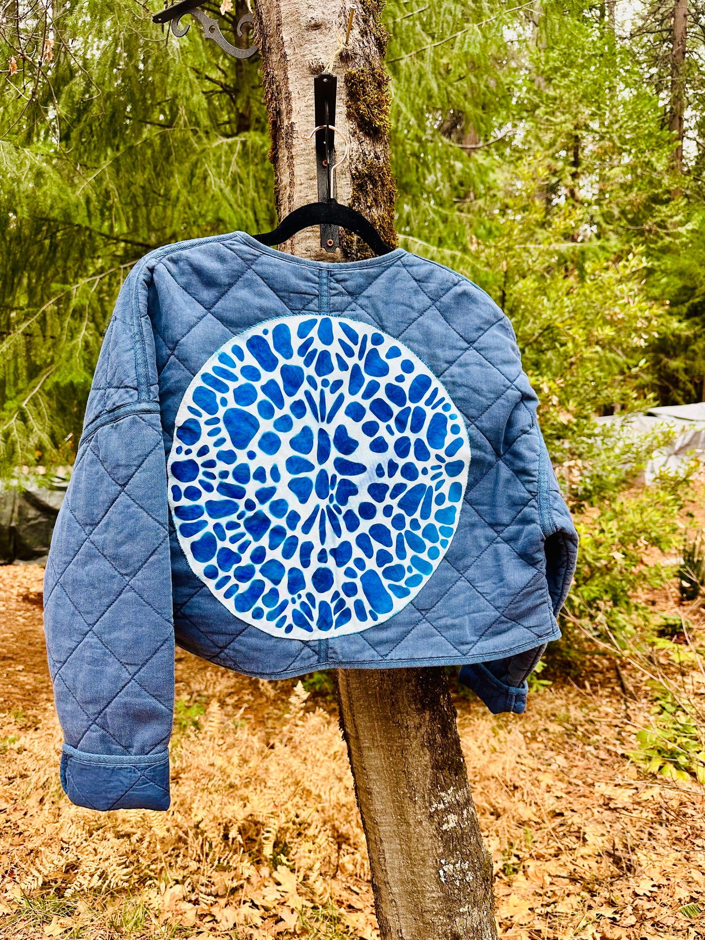 Cyanotype Quilted Jacket M