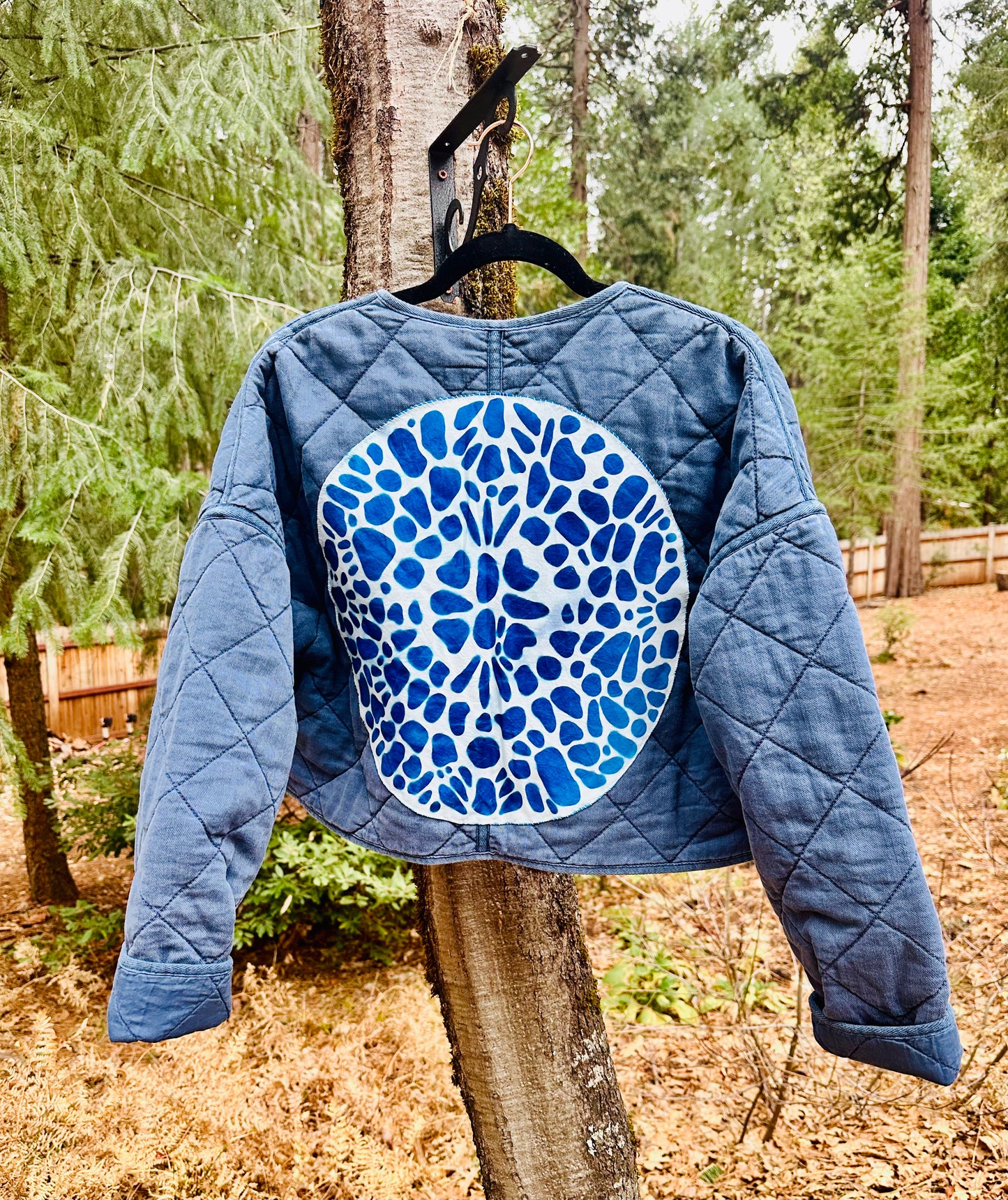 Cyanotype Quilted Jacket M