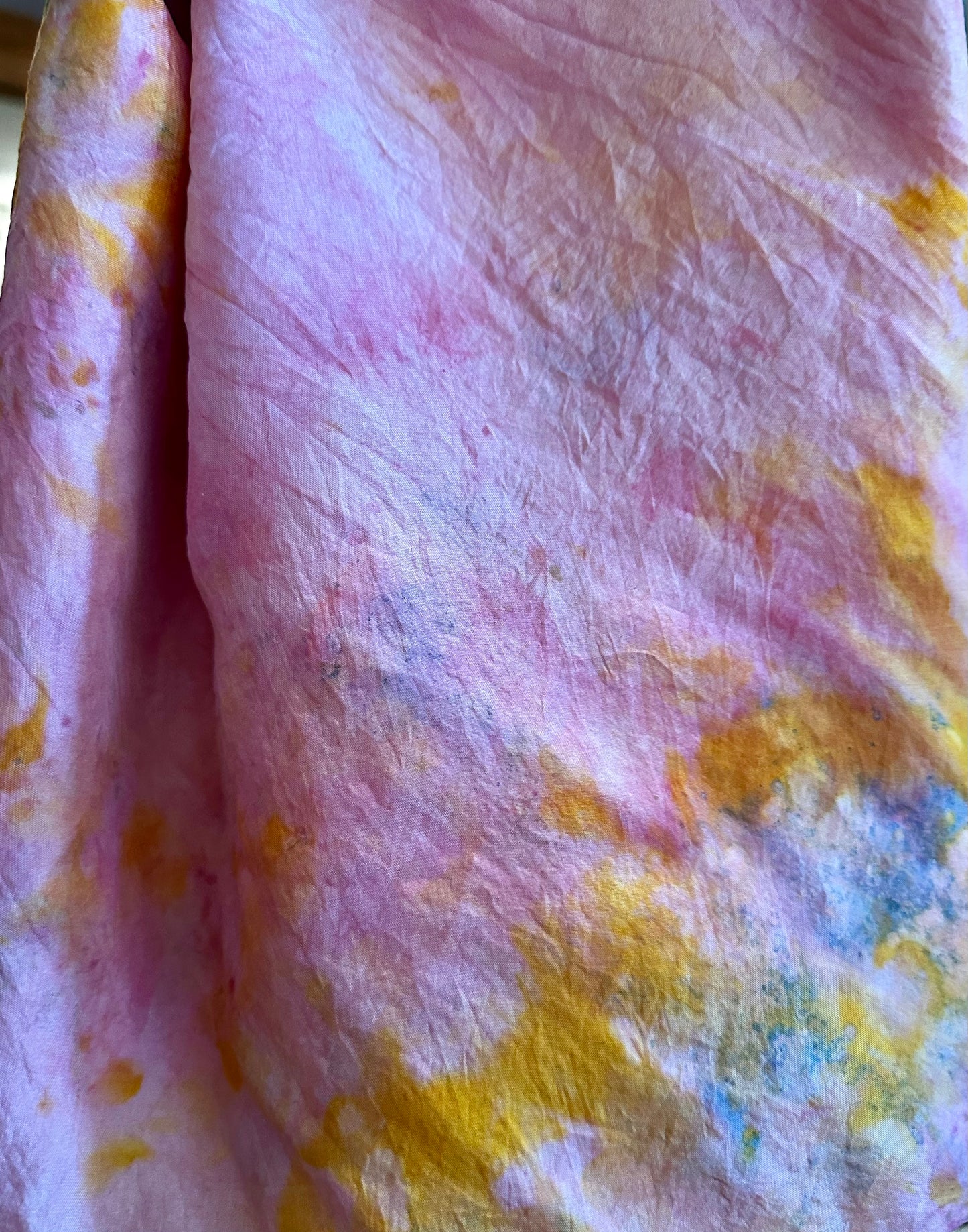 Botanical Dye Silk Bandana