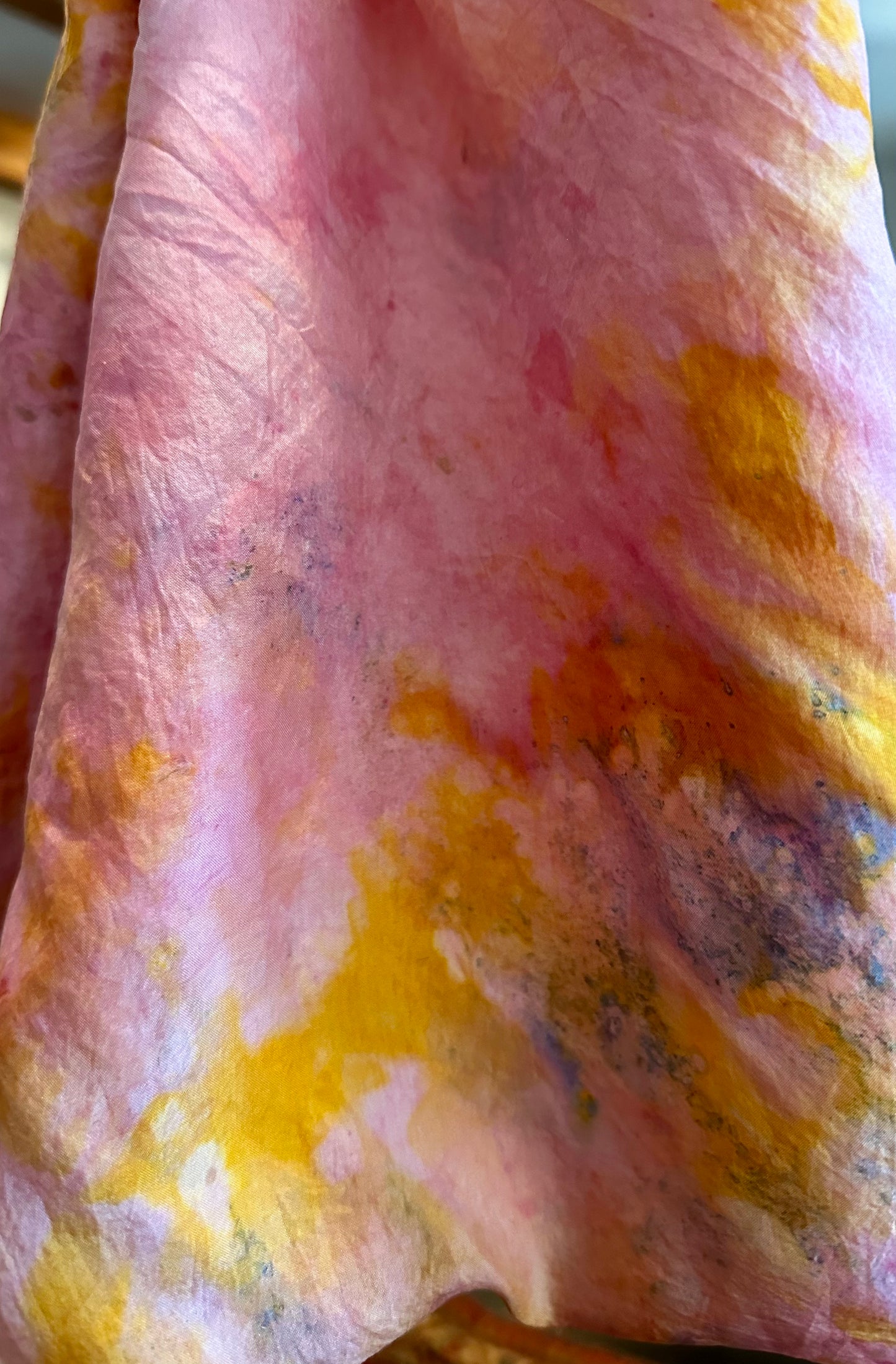 Botanical Dye Silk Bandana